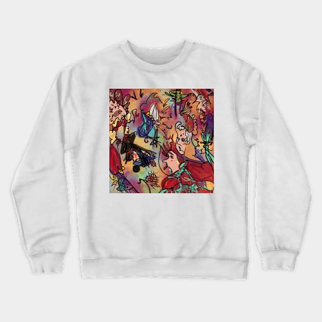 Scribble Kingdom Crewneck Sweatshirt by TeefGapes